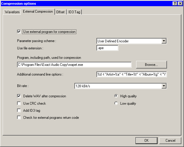 convert flac to wav eac